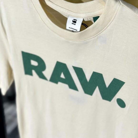 G-Star Raw T-shirt Compact Jersey Beige Green XS - Picture 4 of 10